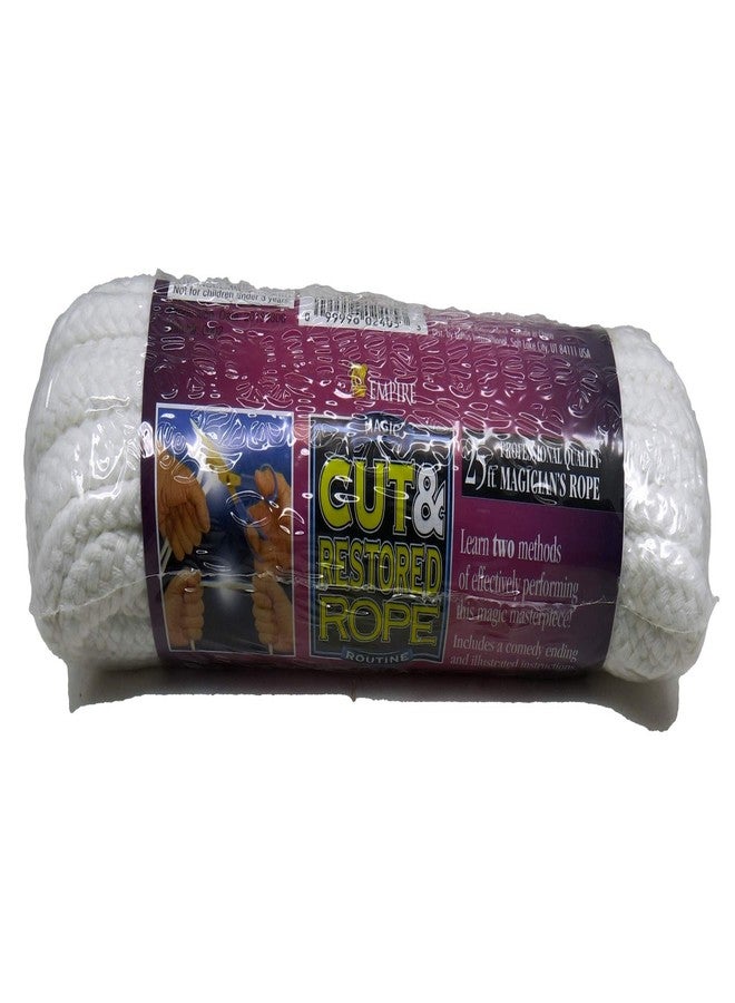 Empire Magic Cut and Restore Rope - 25' of White Rope with Instructions